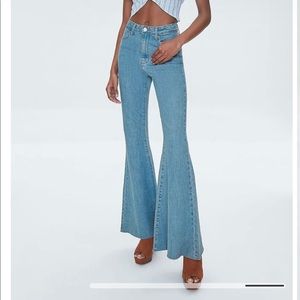 Forever 21 NEW High Rise Jeans Slim Fit Flare Leg Women's Size 29